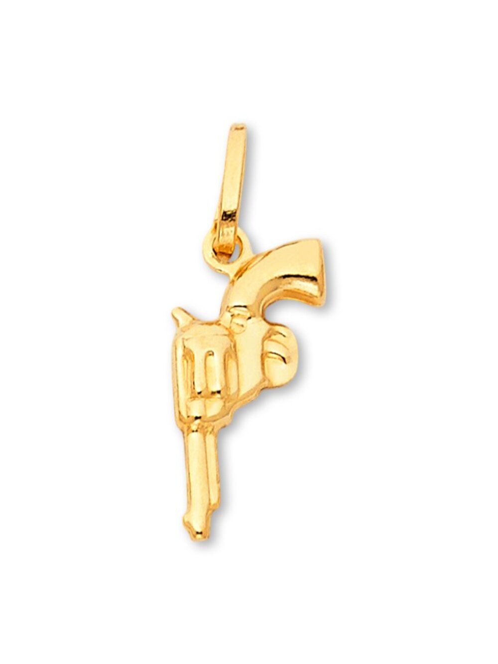 14K Gold Gun Pendant | Unique Statement Jewelry | Fine Gold By Tehrani Jewelry